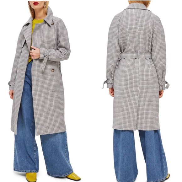 Topshop Angie Double Breasted Trench Hound… - Picture 2 of 6
